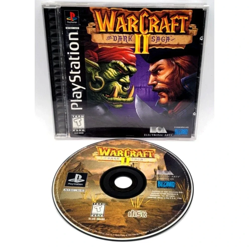 WarCraft II: The Dark Saga (Sony PlayStation 1, 1998) CIB COMPLETE IN BOX